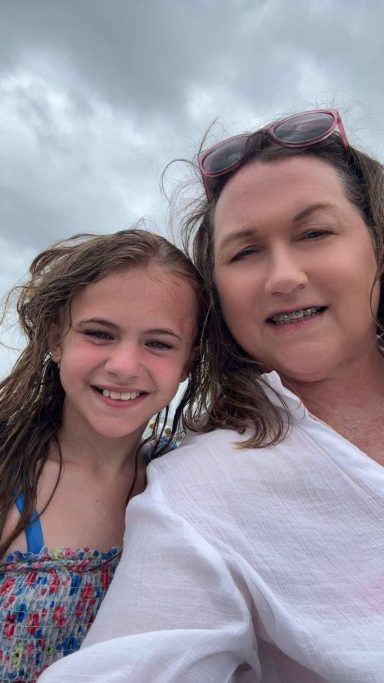 Kyndyll and Jules at the Beach